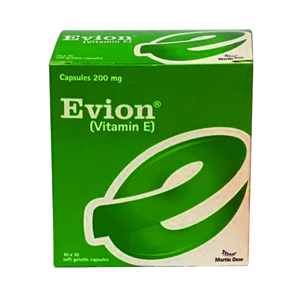 Evion Capsules 200Mg  (1 Strip = 10 Capsules)