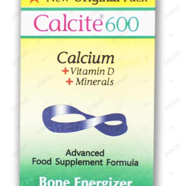 Calcite 600 Tablets (1 Bottle = 30 Tablets)