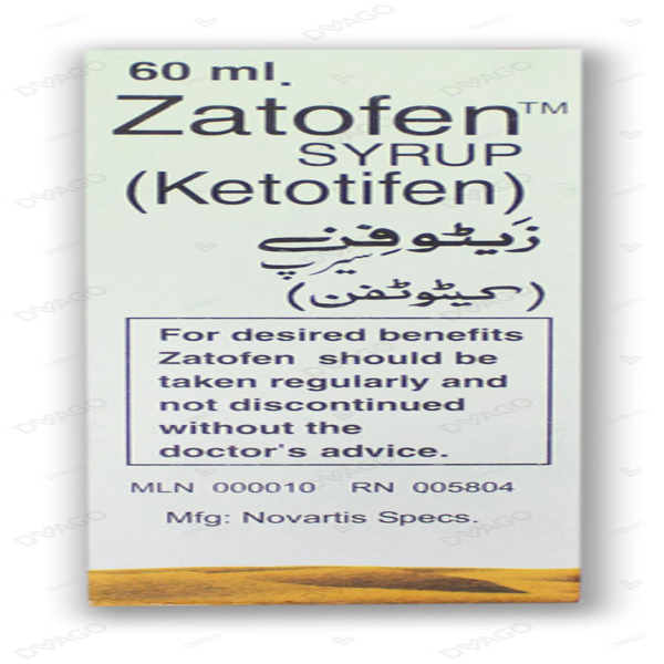 Zatofen Syrup 60Ml